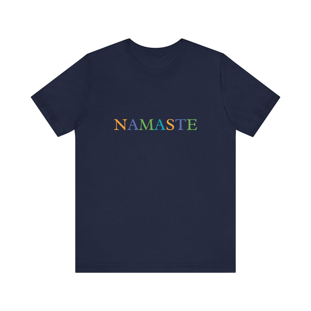 Tramunquiero NAMASTE Unisex T-Shirt mit Rundhalsausschnitt