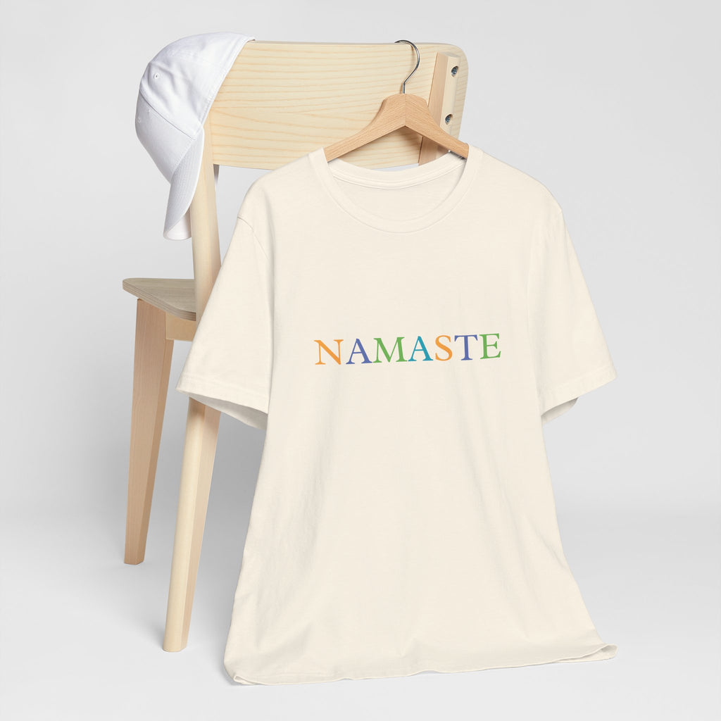 Tramunquiero NAMASTE Unisex T-Shirt mit Rundhalsausschnitt