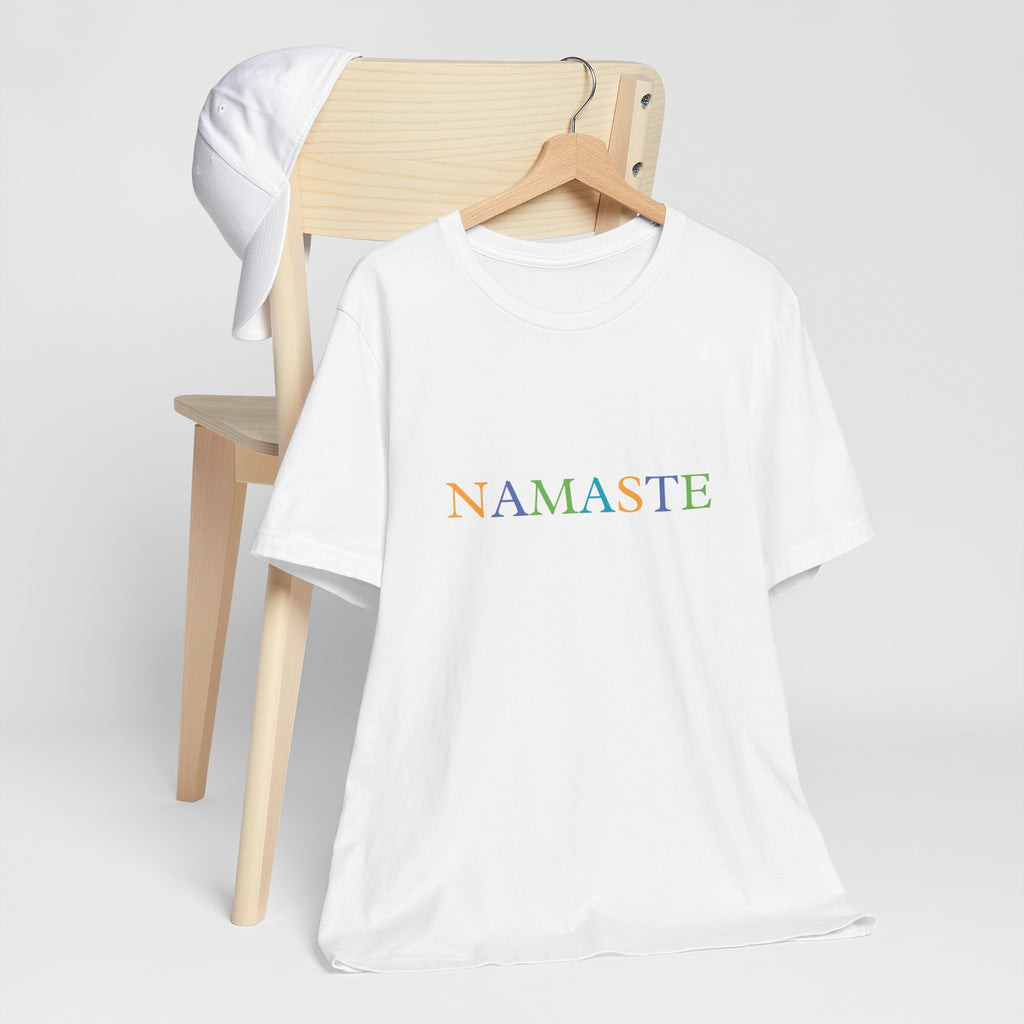 Tramunquiero NAMASTE Unisex T-Shirt mit Rundhalsausschnitt