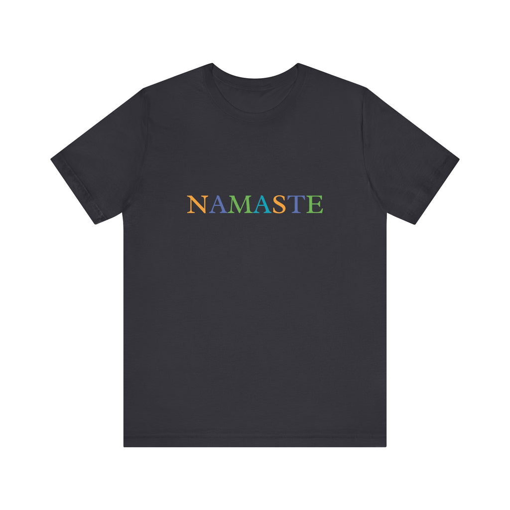 Tramunquiero NAMASTE Unisex T-Shirt mit Rundhalsausschnitt